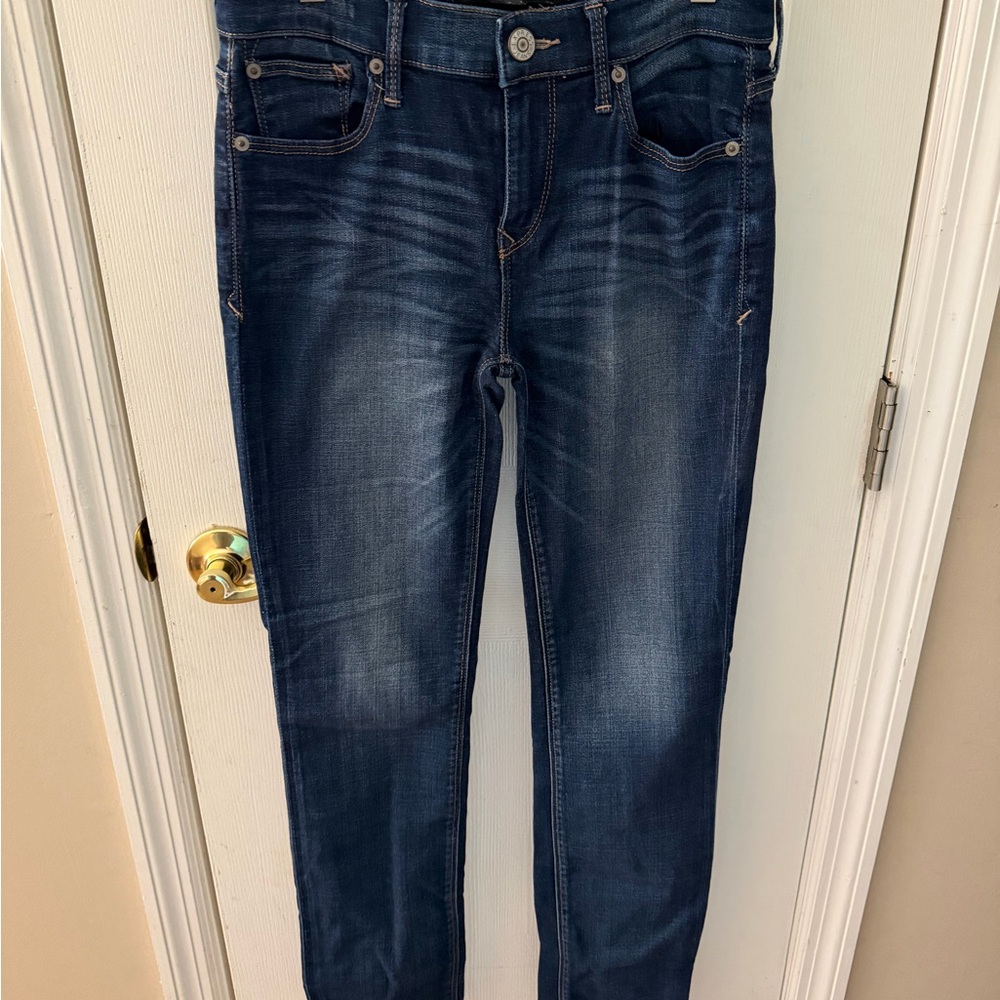 Express Dark Blue Skinny Jeans